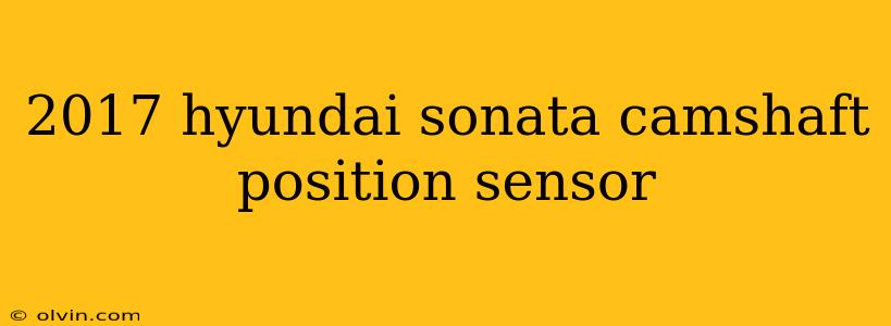 2017 hyundai sonata camshaft position sensor