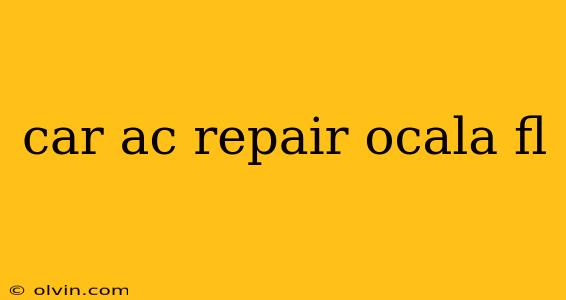 car ac repair ocala fl