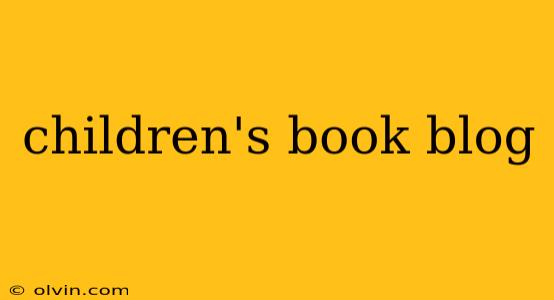 children's book blog