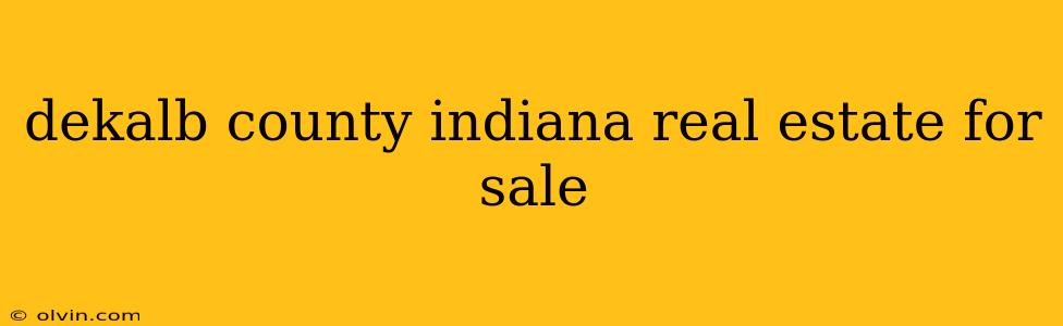 dekalb county indiana real estate for sale