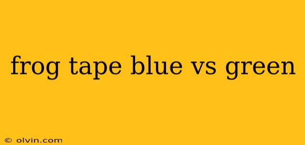 frog tape blue vs green