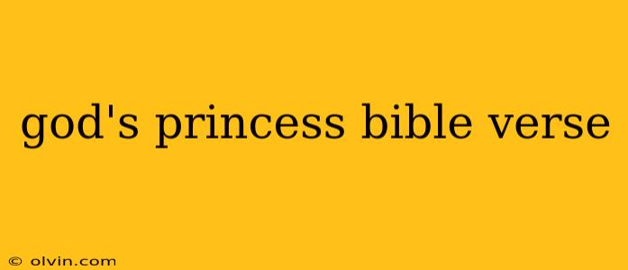 god's princess bible verse