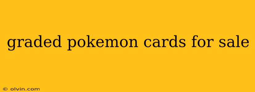 graded pokemon cards for sale