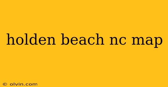 holden beach nc map