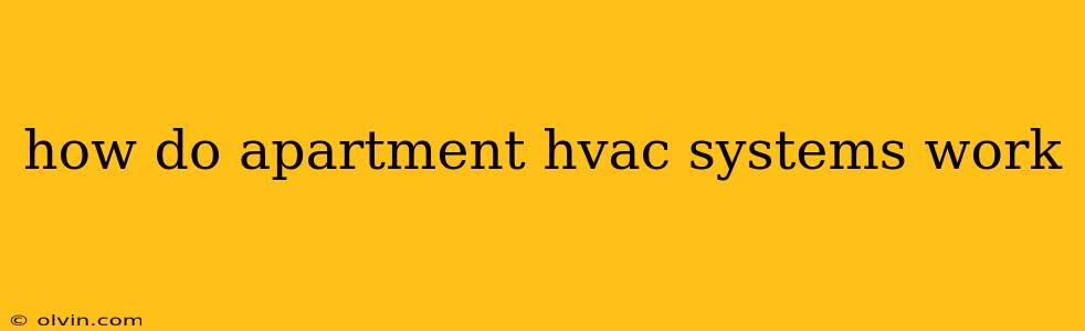 how do apartment hvac systems work