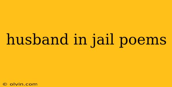 husband in jail poems