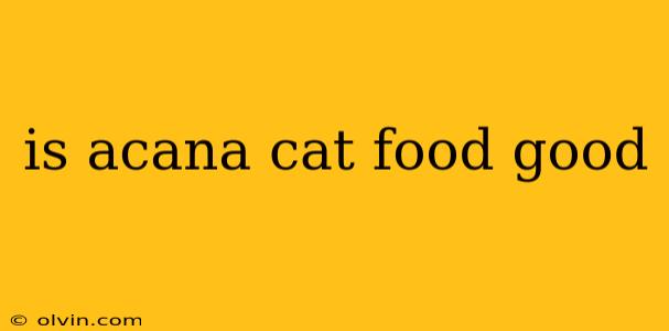 is acana cat food good