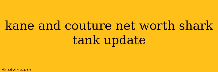 kane and couture net worth shark tank update