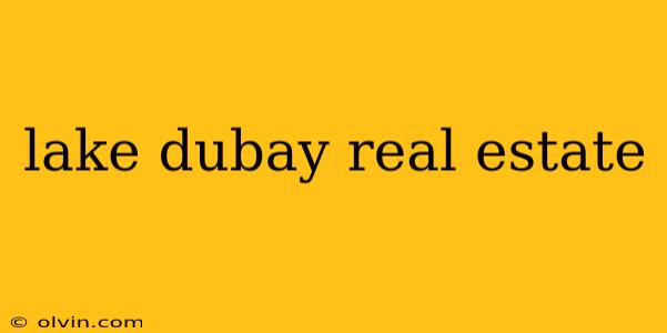 lake dubay real estate