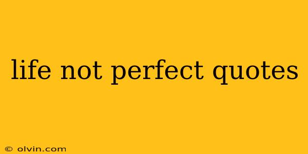 life not perfect quotes