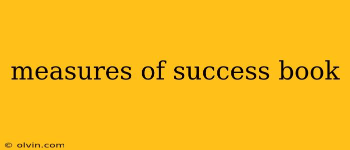 measures of success book