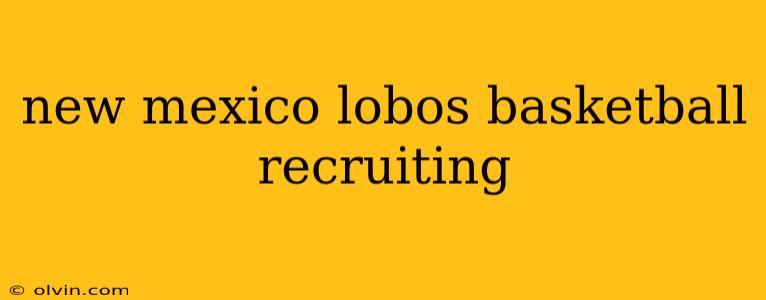 new mexico lobos basketball recruiting