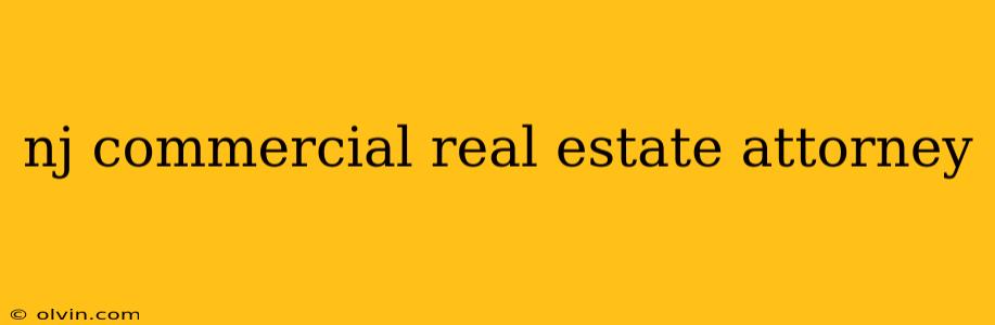 nj commercial real estate attorney