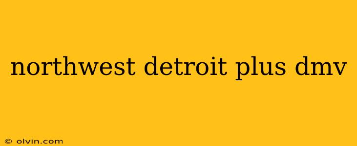 northwest detroit plus dmv