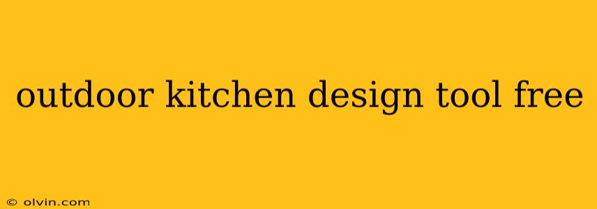 outdoor kitchen design tool free