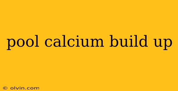 pool calcium build up