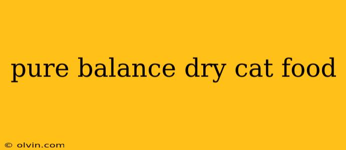 pure balance dry cat food