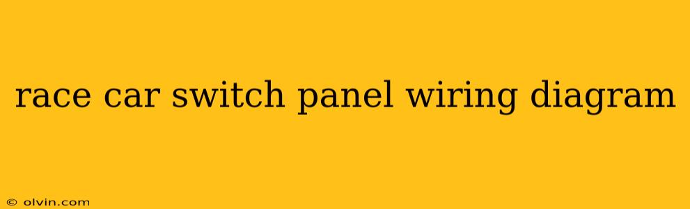 race car switch panel wiring diagram