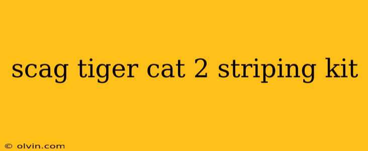 scag tiger cat 2 striping kit