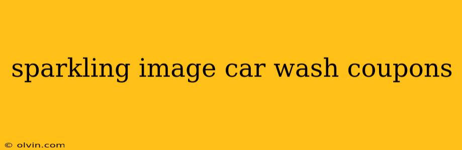 sparkling image car wash coupons