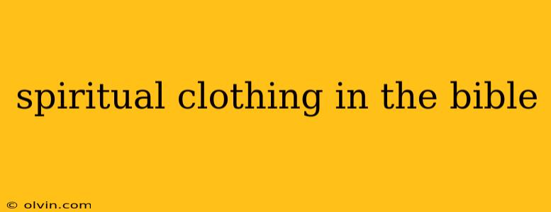 spiritual clothing in the bible