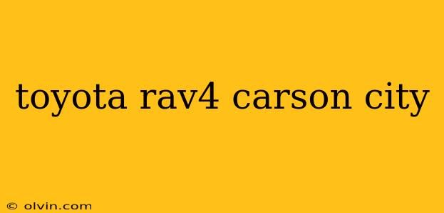 toyota rav4 carson city