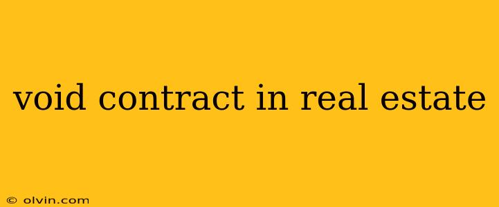 void contract in real estate